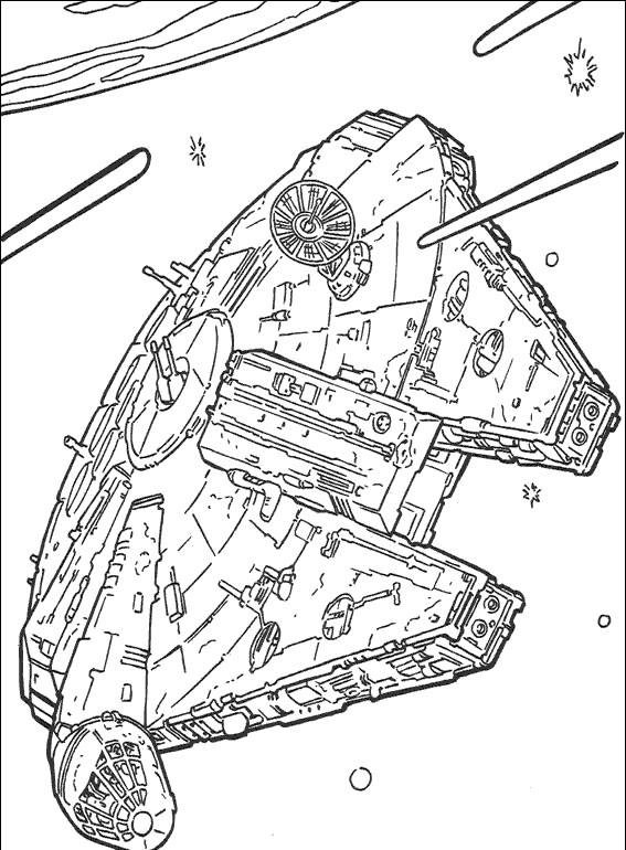 Kids under star wars coloring pages