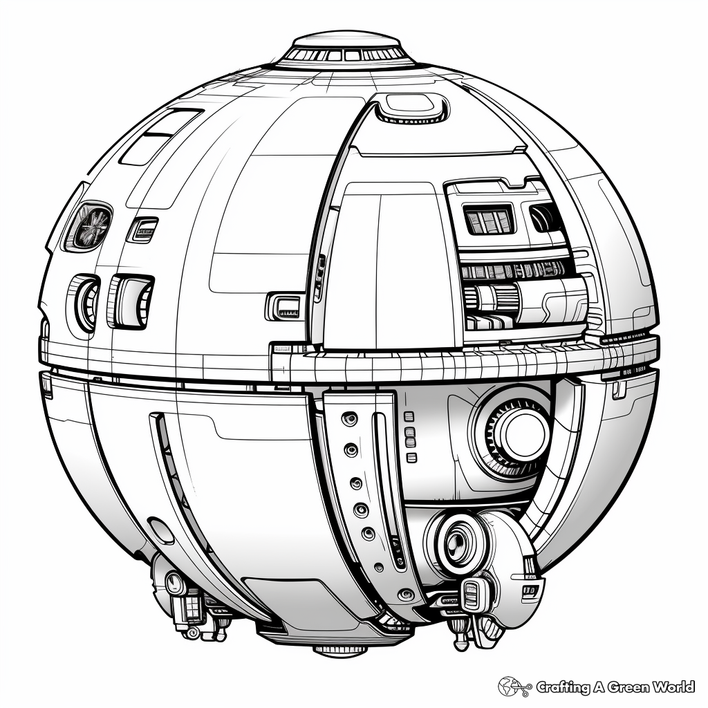 Sphere coloring pages