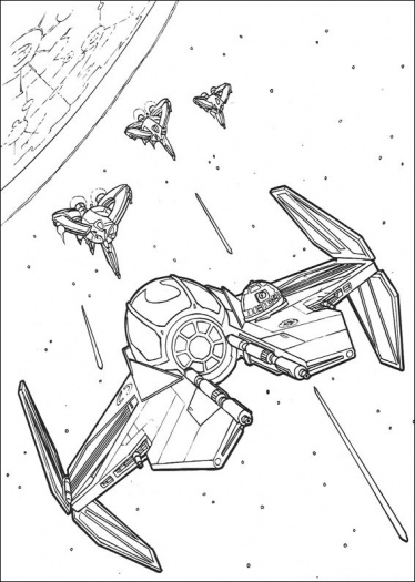 Kids under star wars coloring pages