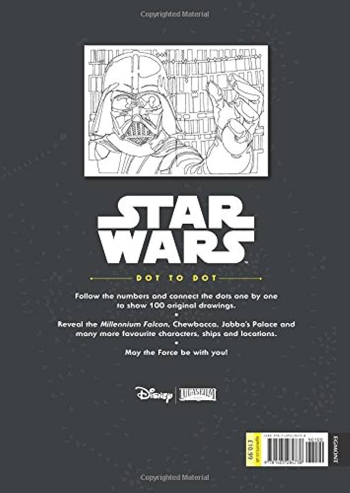 Star wars dot to dot books