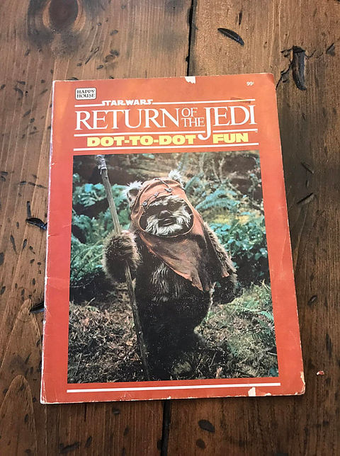 Vintage star wars coloring book