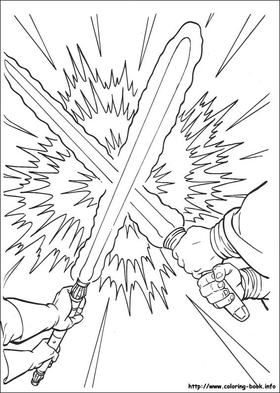 Star wars coloring picture