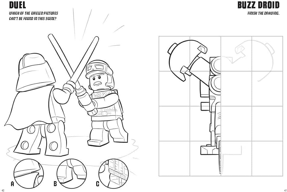 Lego star warsâ fun to colour buster books books
