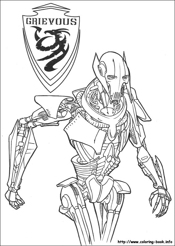 Star wars coloring picture