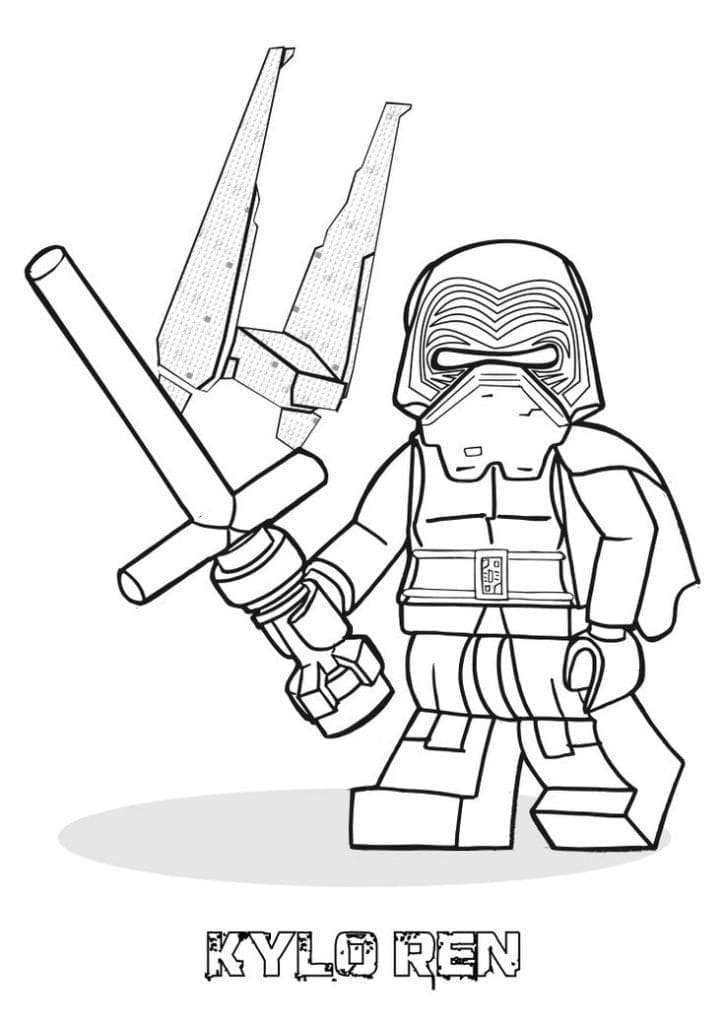 Lego star wars coloring pages