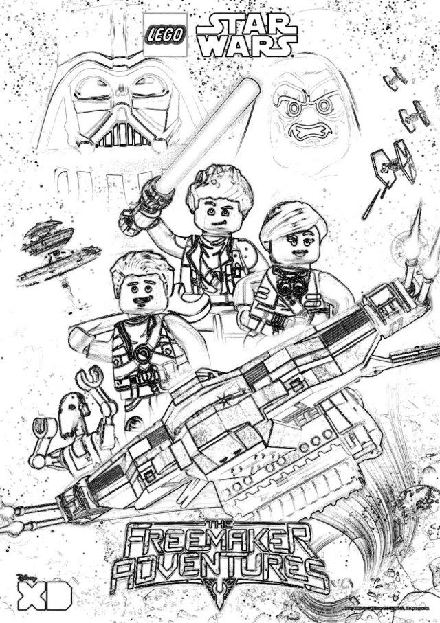 Explore the exciting world of star wars coloring pages
