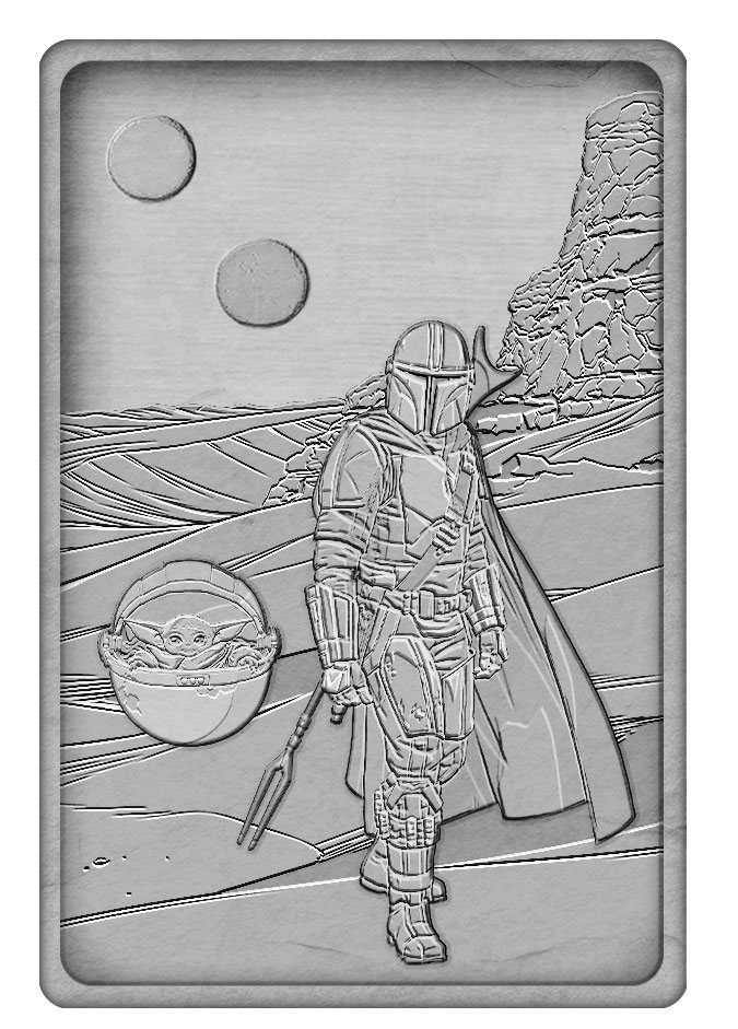 The mandalorian star wars limited edition ingot