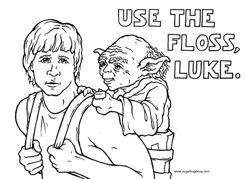 Star wars colouring pages smile town childrens dentist burnaby