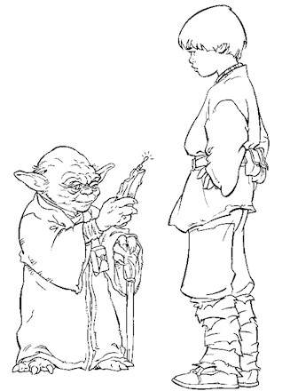 Star wars coloring page