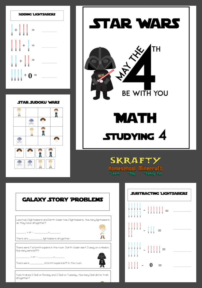 Free star wars math printables math worksheets star wars classroom math printables