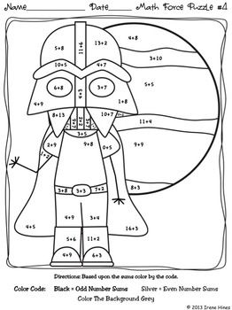 Star wars color by number math worksheets star wars colors math coloring star wars classroom