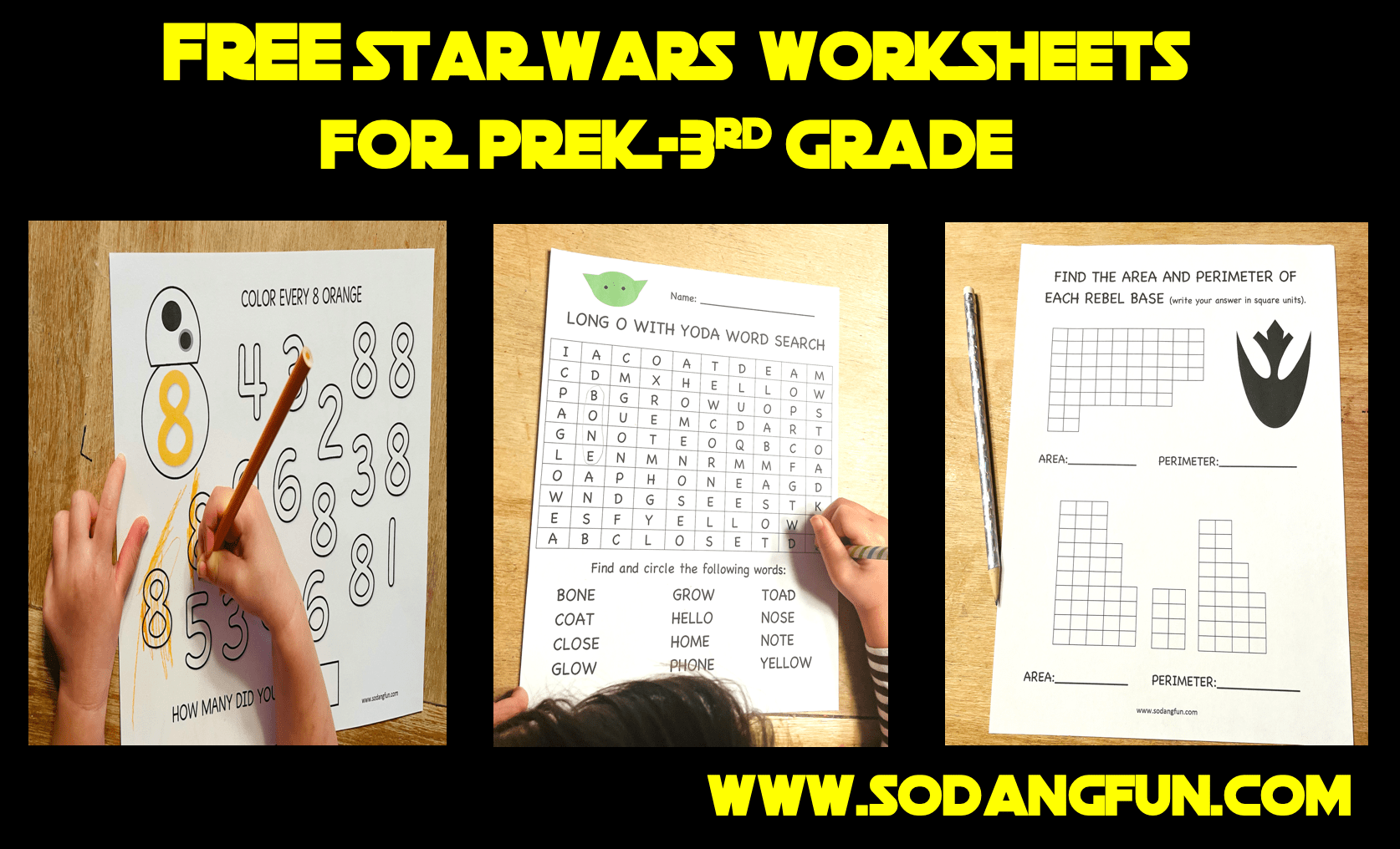 Star wars worksheets for kids