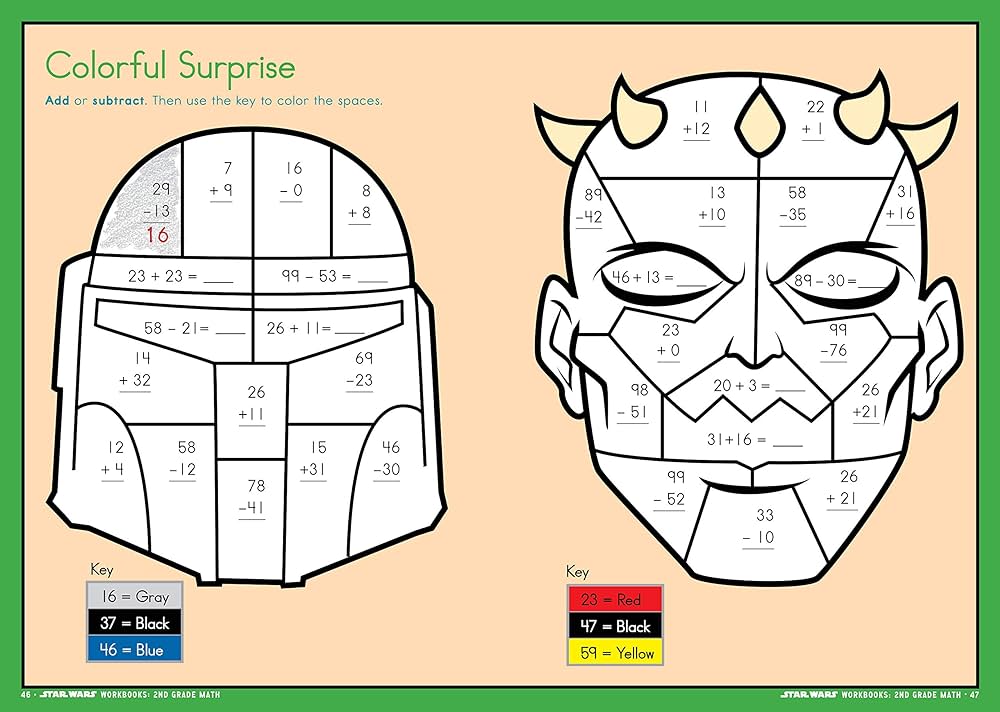 Star wars workbook nd grade math star wars workbooks workman publishing books