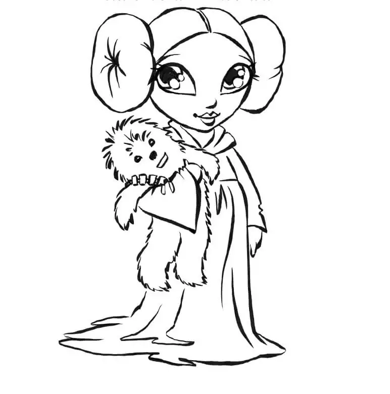 Princess leia malvorlagen