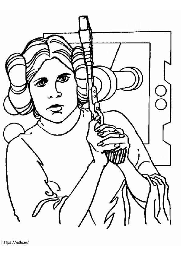 Princess leia coloring pages