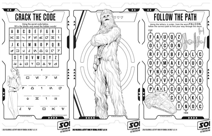 Celebrate maythefourth with these solo a star wars story coloring sheets