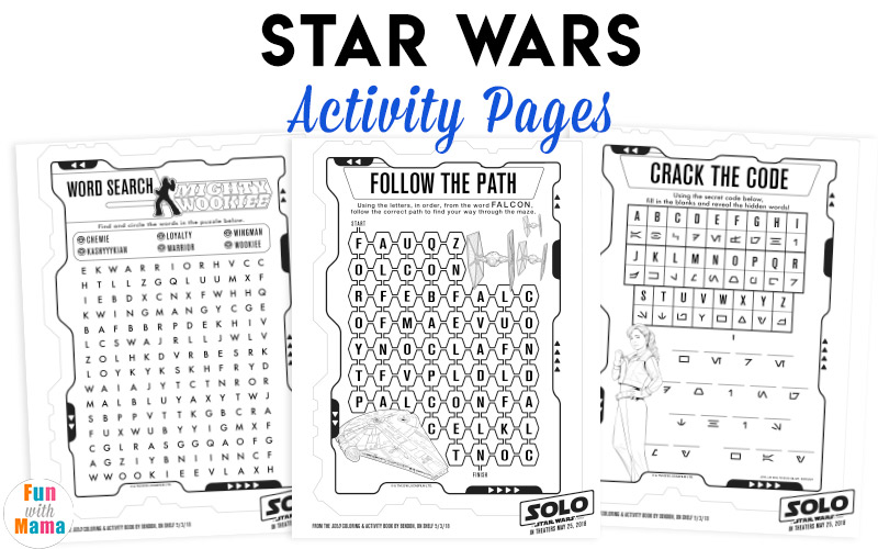 Han solo film star wars coloring pages