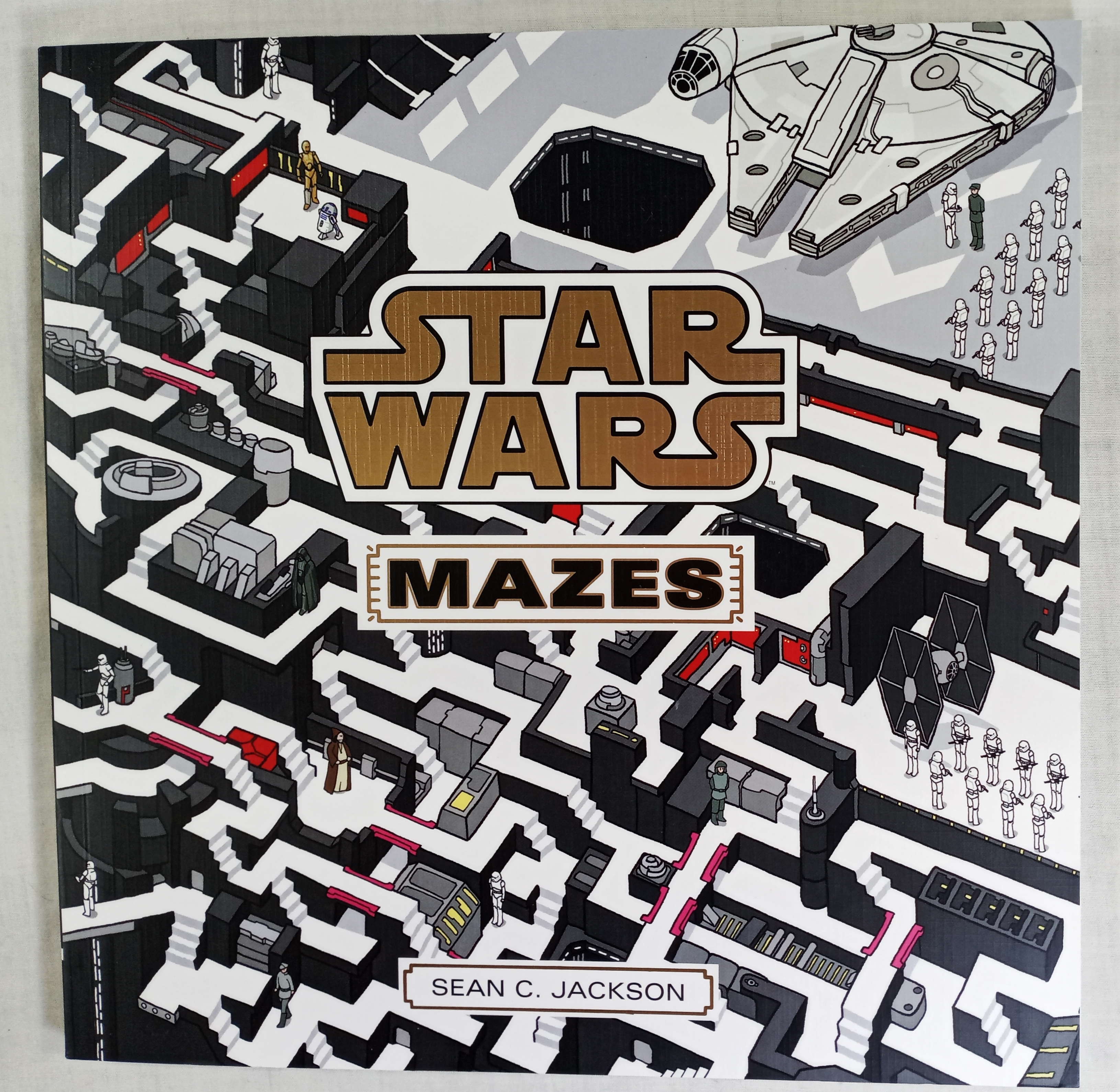 Star wars mazes paperback chronicle books sean jackson death star hoth endor