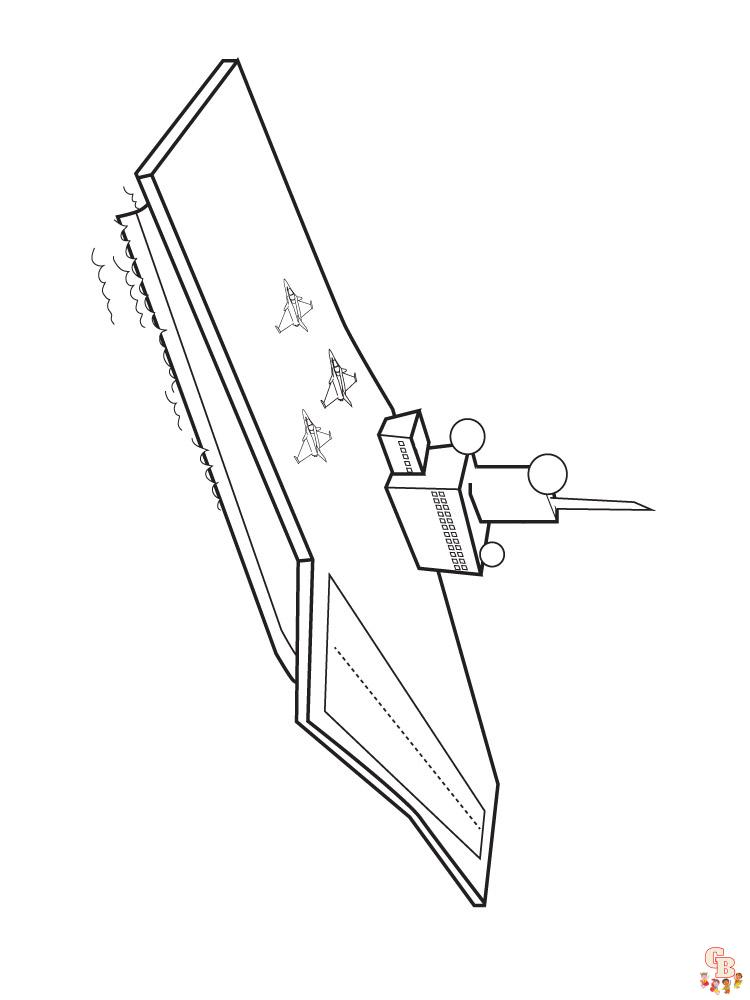 Free printable aircraft carrier coloring pages for kids