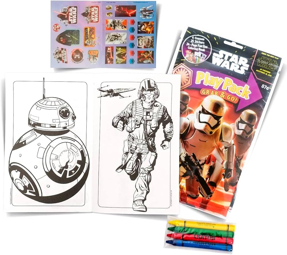 Star wars model ships activity book set