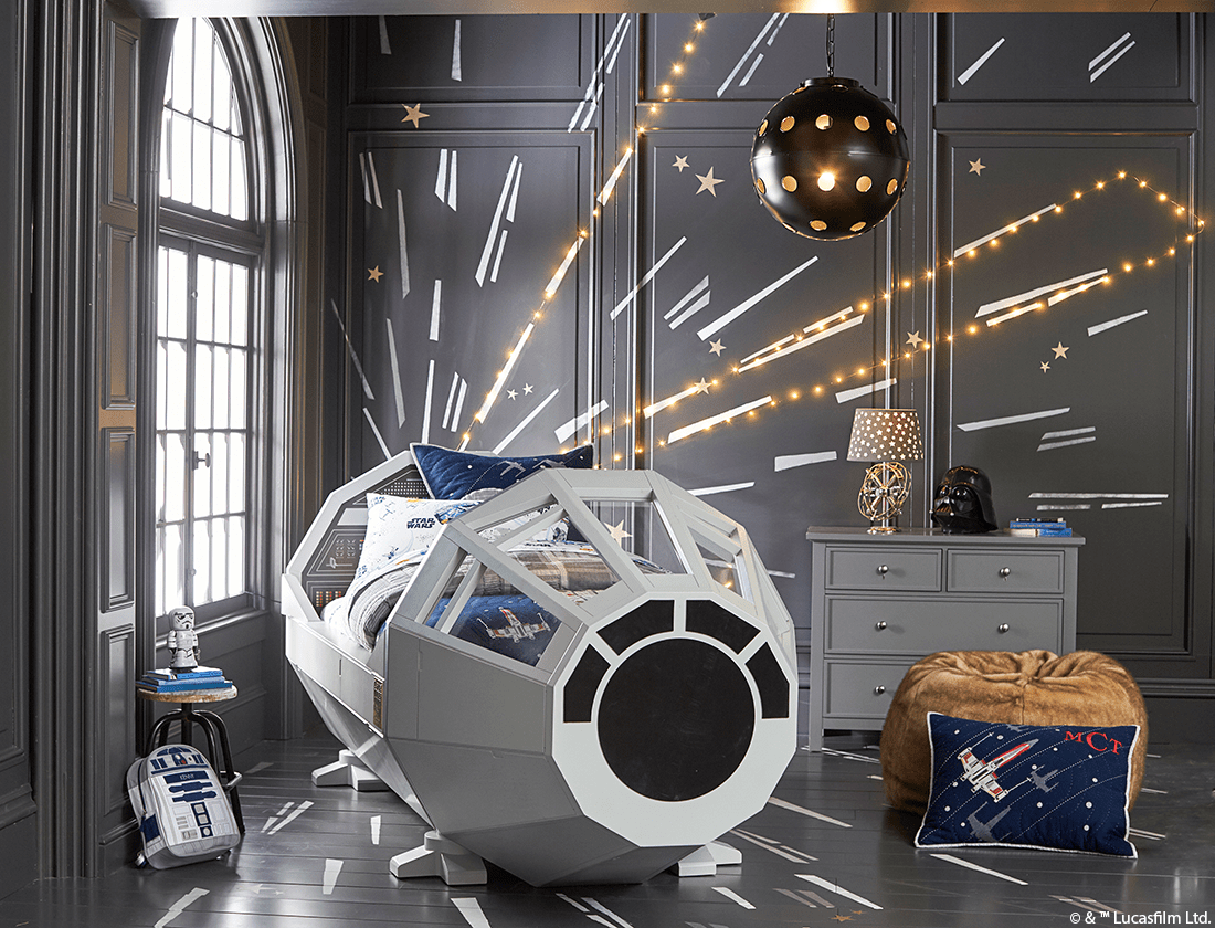 Star wars space mural diy