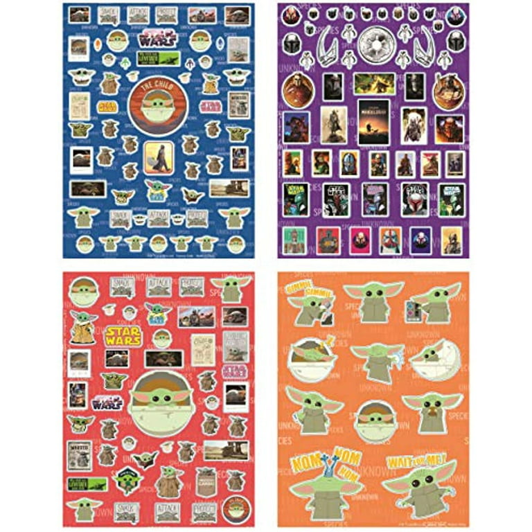 Star wars mandalorian baby yoda mega art set for kids with stickers for painting coloring