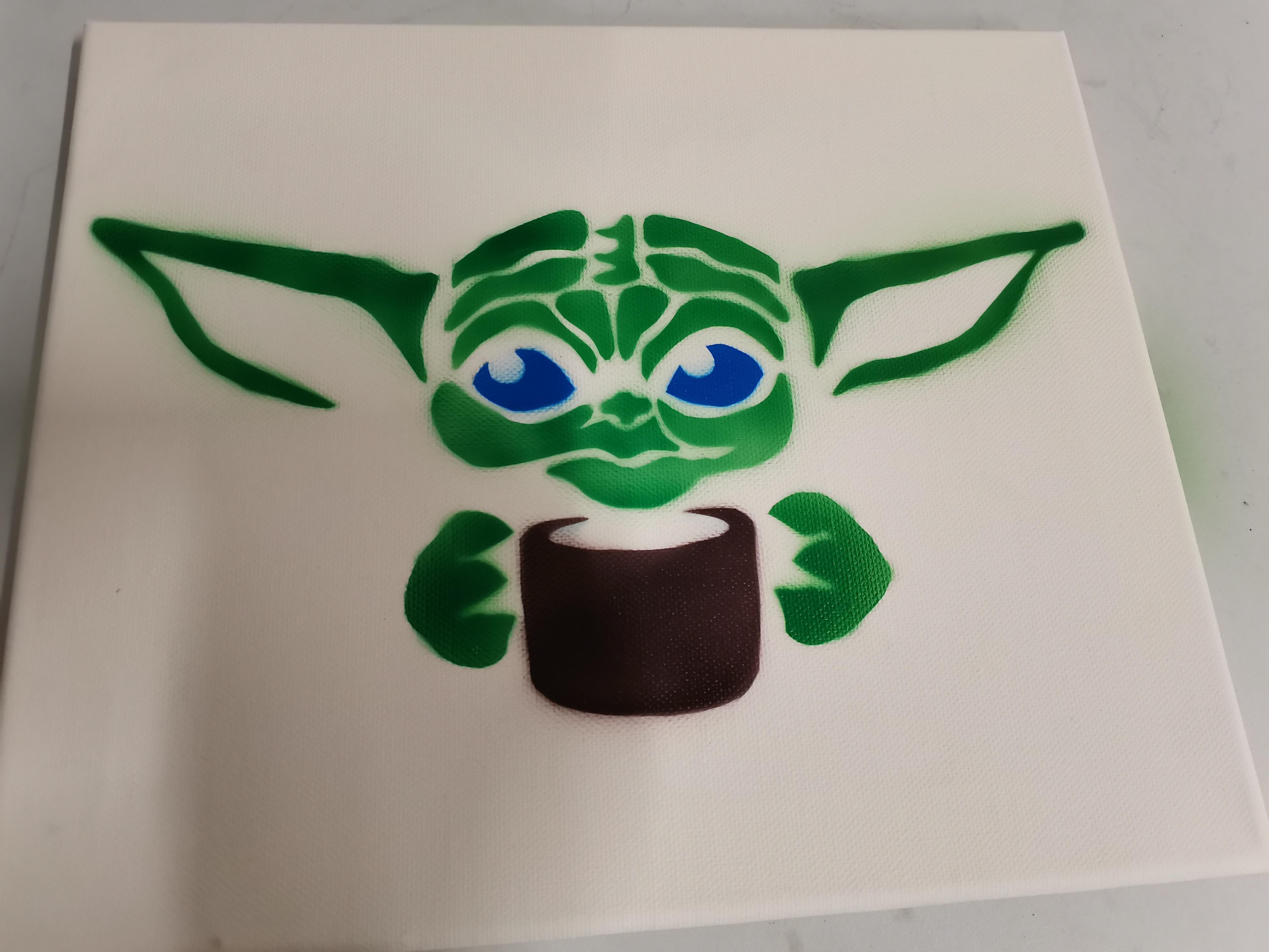 First work for my gf want to know how to make proper stencils since paper bleeds the color trough rairbrush