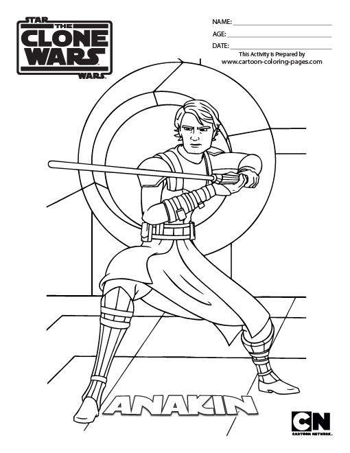 Star wars clone wars coloring pages