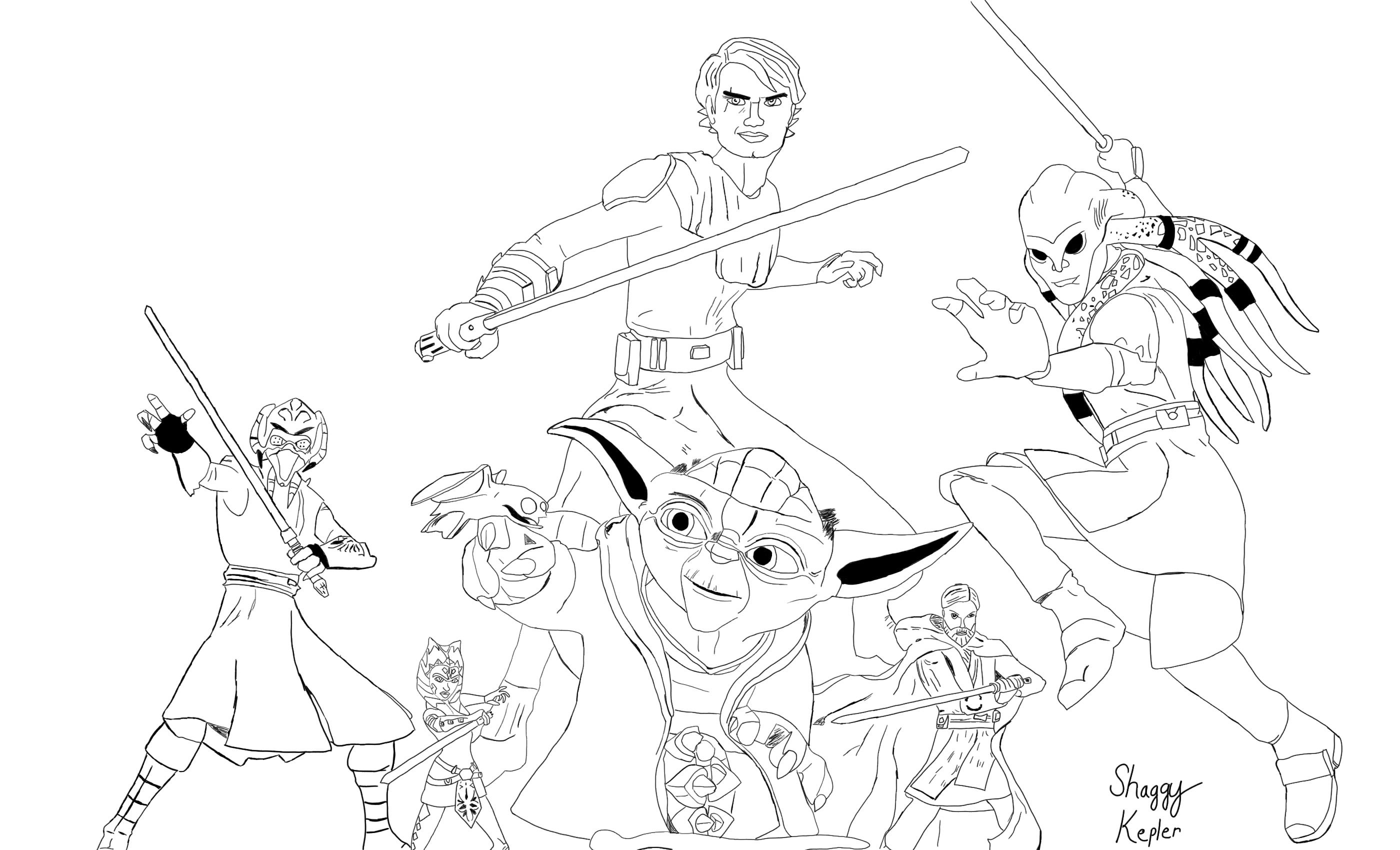 Some clone wars fan art by me ð rfanart