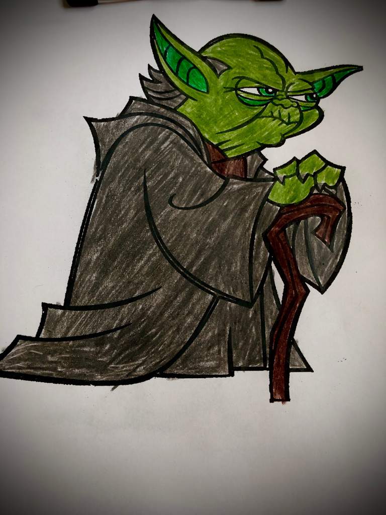 Clone wars yoda coloring page star wars amino