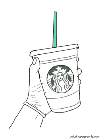 Starbucks coloring pages