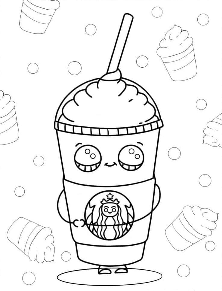 Starbucks coloring pages