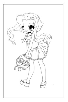 Kawaii coloring book kids and adults by sofian oulboujer tpt