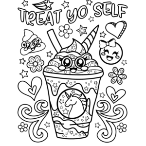 Starbucks coloring pages printable for free download