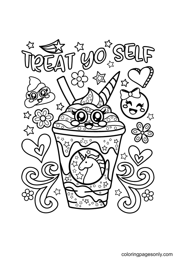 Starbucks coloring pages printable for free download