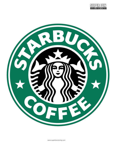Starbucks coloring page