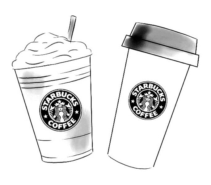 Starbucks coloring pages