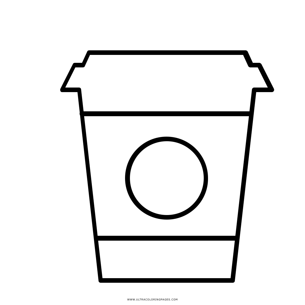 Starbucks coloring page
