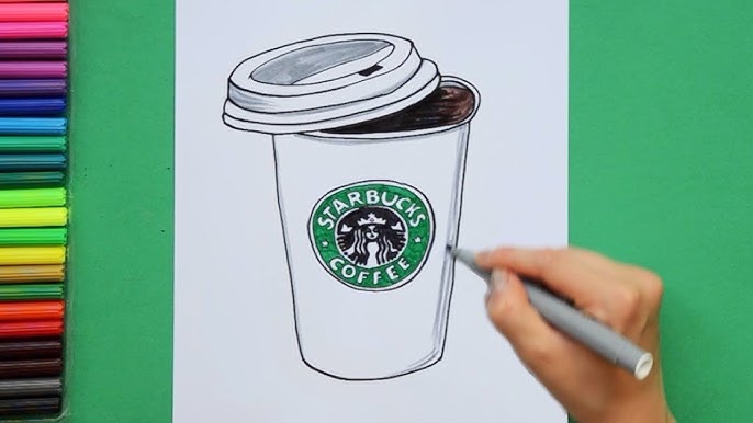 How to draw the starbucks logo