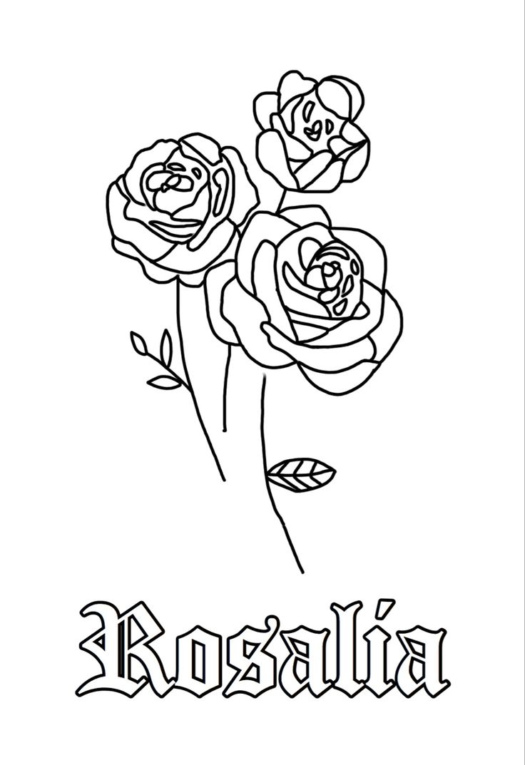 Rosalia floral coloringpages badbunny hispanic libros para colorear dibujos abstractos arte en lienzo