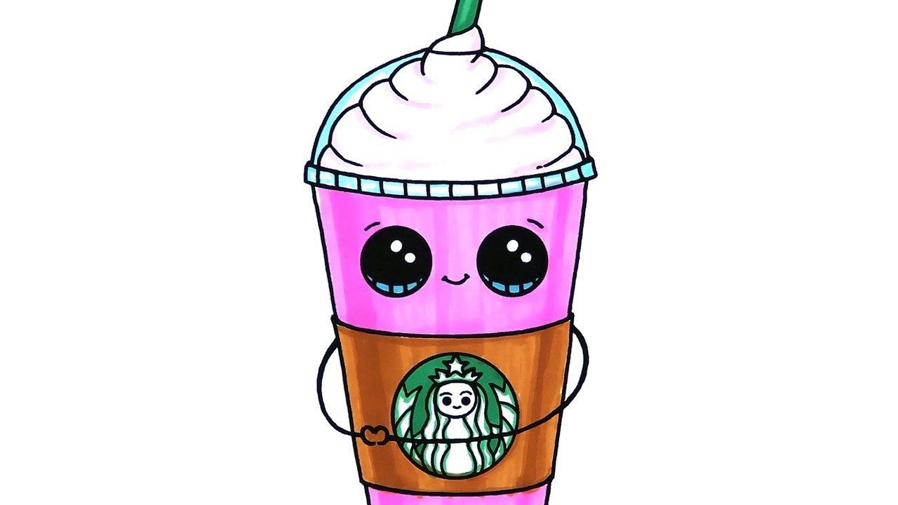 Excellent image of starbucks coloring page