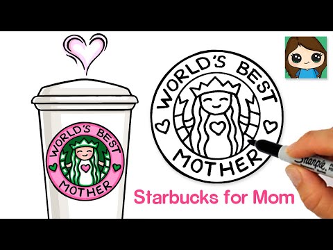 How to draw starbucks coffee for o others day art