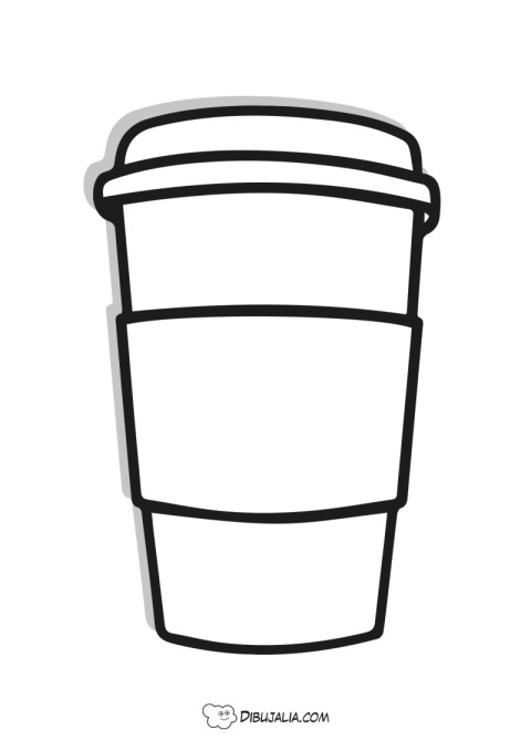 Vaso de cafã para llevar