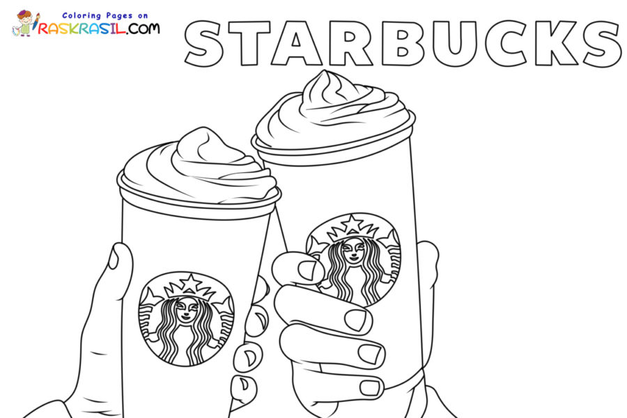 Starbucks coloring pages