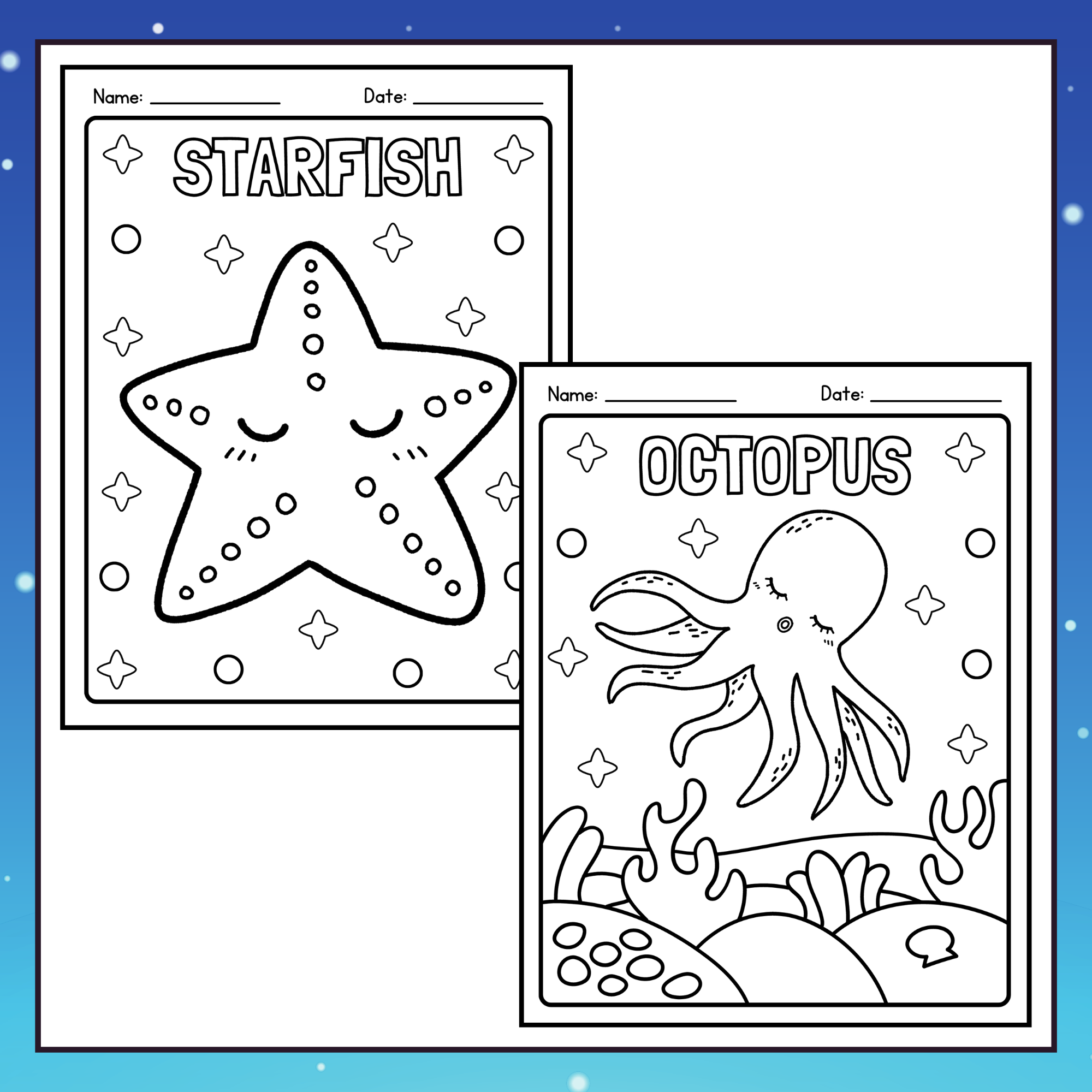 Ocean animals coloring pages ocean coloring sheets ocean coloring pages made by teachers
