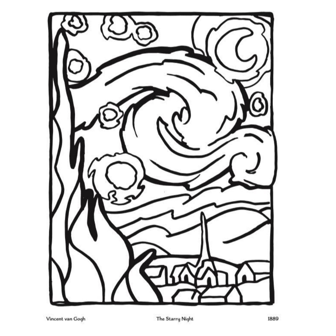 My first masterpieces coloring book â everyday play
