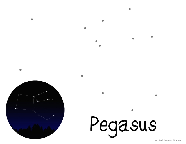 Constellation sticker craft projects in parenting