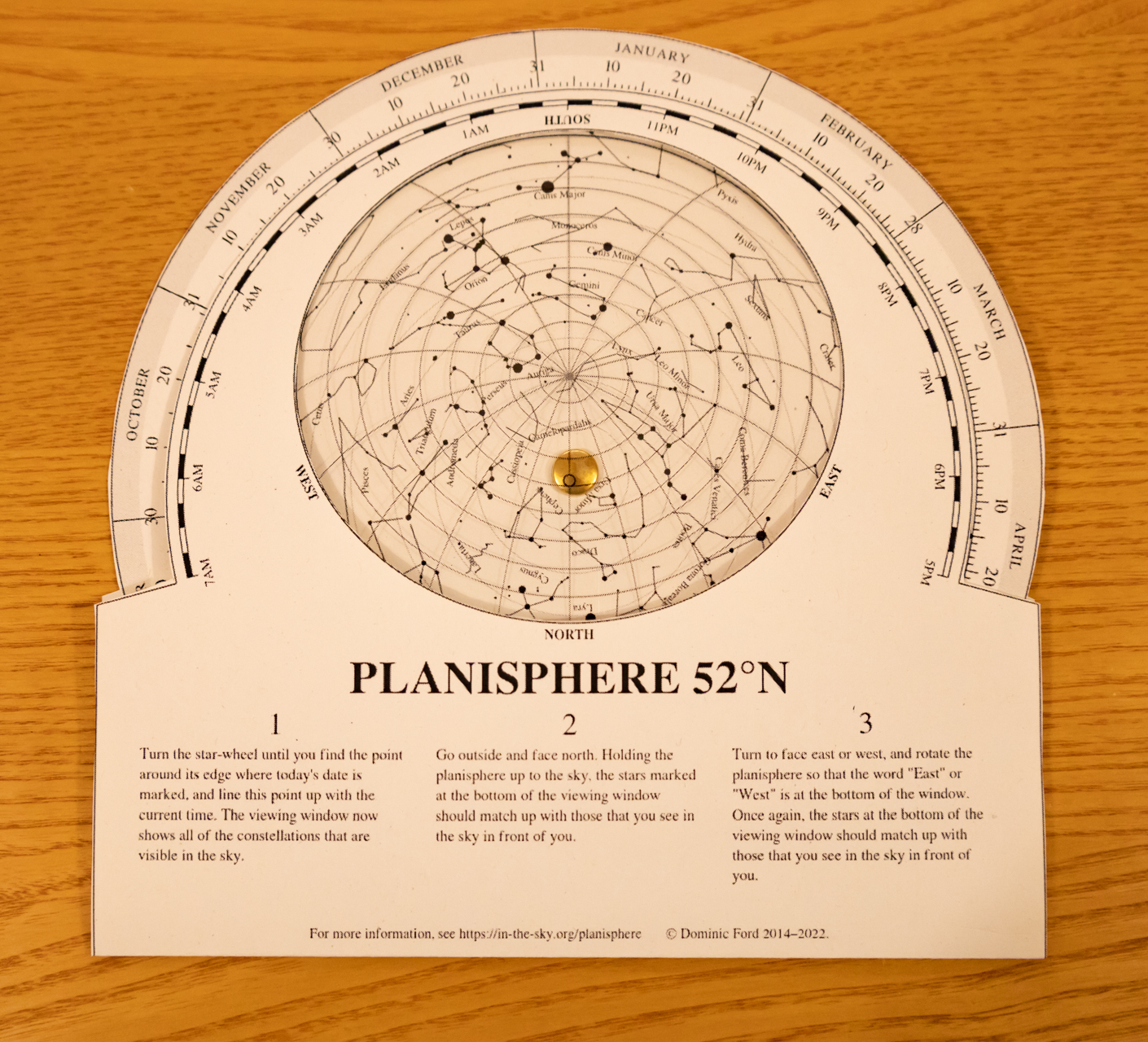 Make your own planisphere