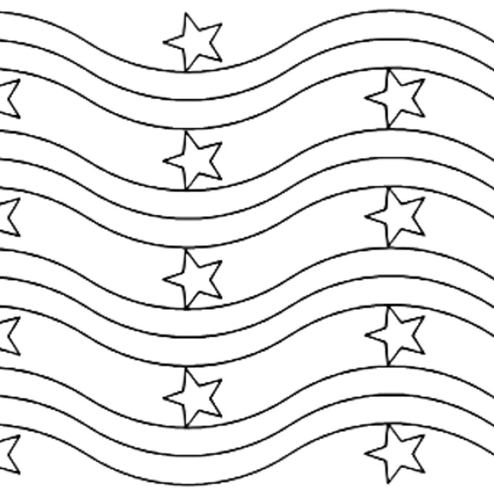 Stars and patriotic â knot and thread design
