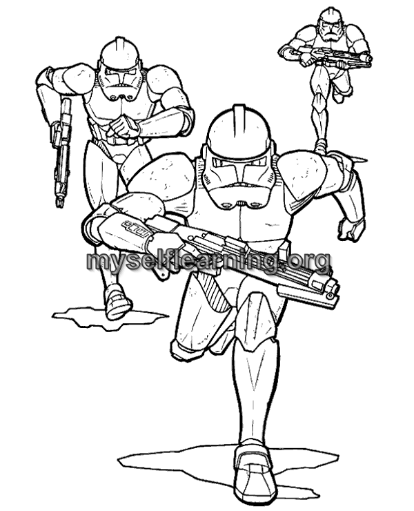 Star wars cartoons coloring sheet instant download